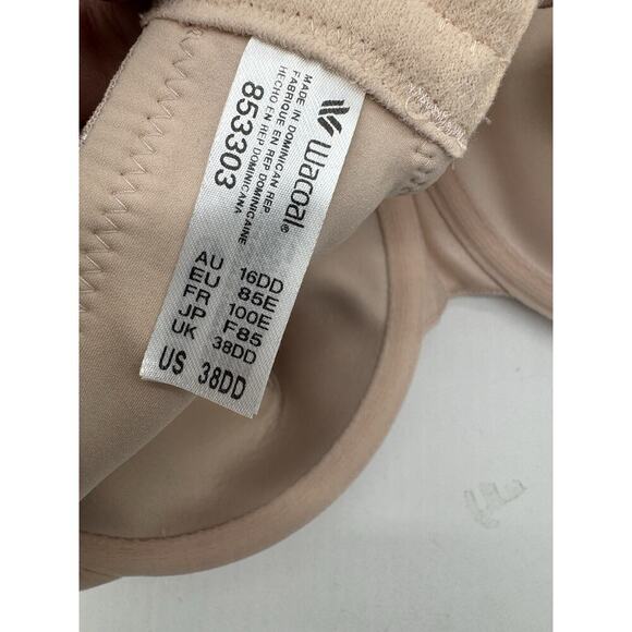 Wacoal Bra 853303 Back Appeal® T-Shirt bra silver sconce size 38DD B2356 - Picture 3 of 3